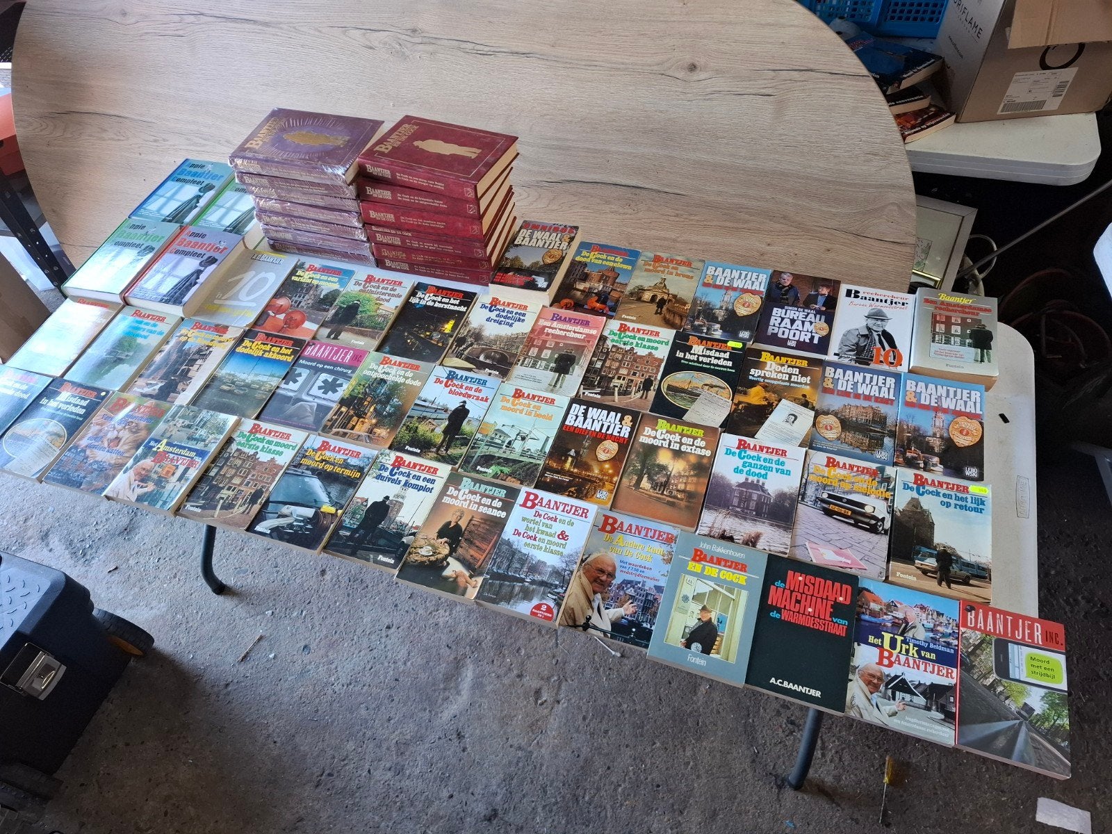 Grote collectie Baantjer boeken - diverse titels, Ophalen, Gelezen, A.C. Baantjer