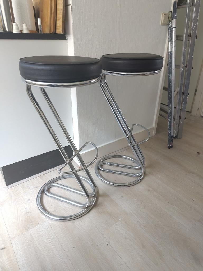 Barkrukken, Huis en Inrichting, 2 krukken, Ophalen, 60 tot 90 cm