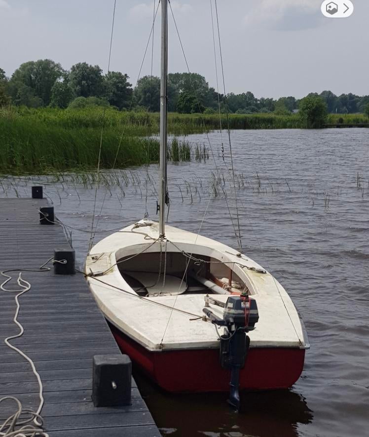 UFO toren getuigt aluminium mast en giek, Ophalen, Gebruikt, 6 meter of meer, 15 tot 30 m²