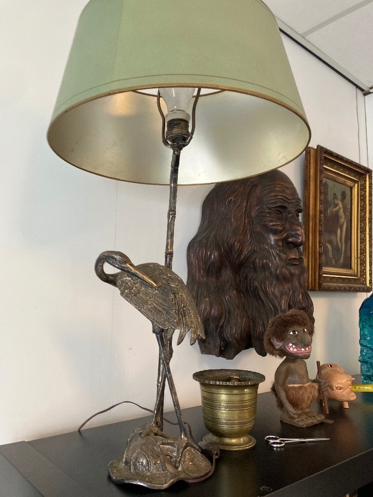 Bronzen lamp, Antiek en Kunst, Antiek | Lampen, Ophalen