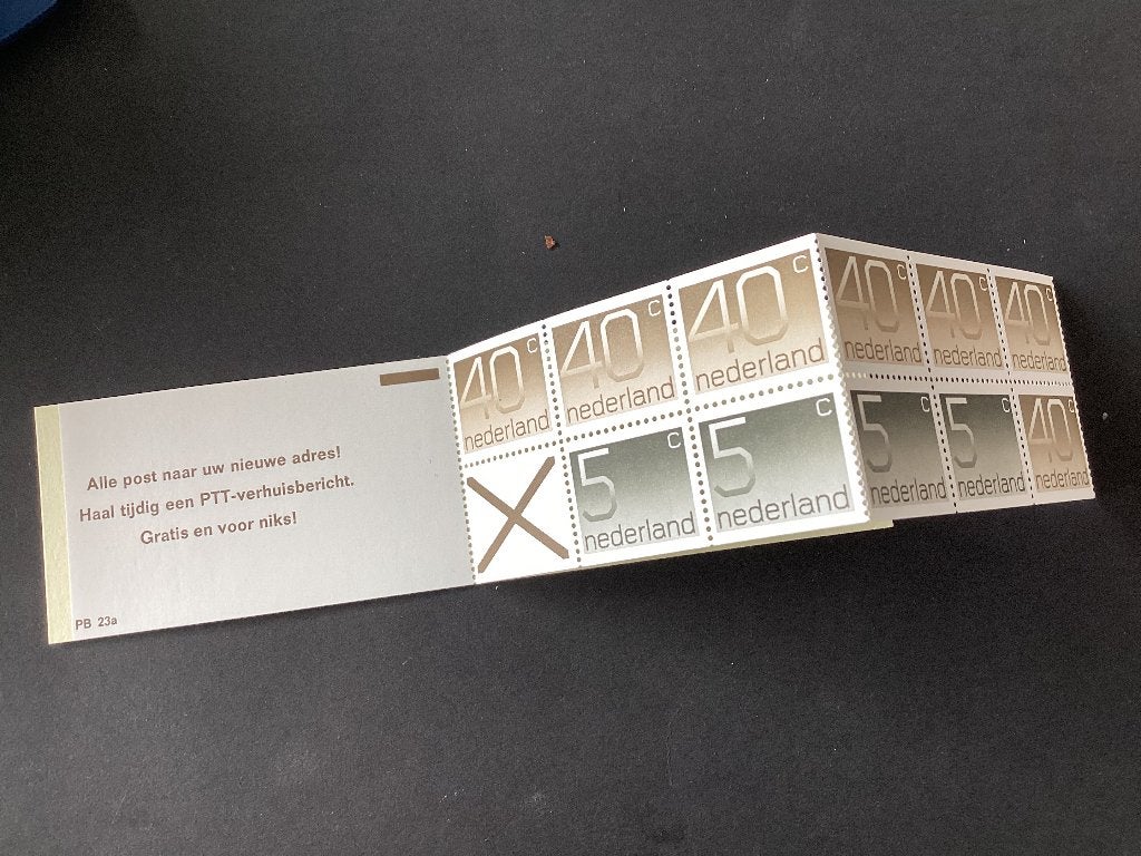 1976, Postzegelboekje PB23a, Verzenden, Na 1940, Postfris