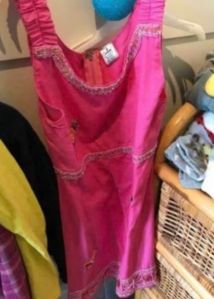 roze zomer of strand jurk Ibiza in maat 122/128, Kinderen en Baby's, Kinderkleding | Maat 122, Ophalen, Zo goed als nieuw, Meisje