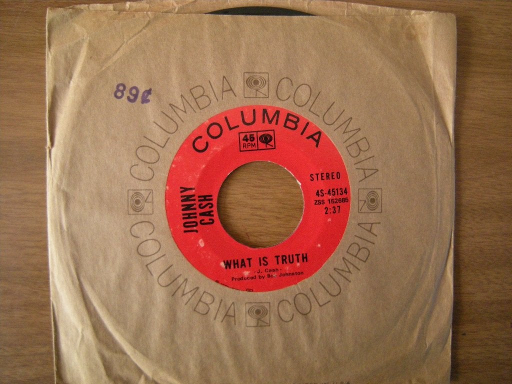 Johnny Cash (What Is Truth), Gebruikt, 7 inch, Ophalen of Verzenden, Country en Western