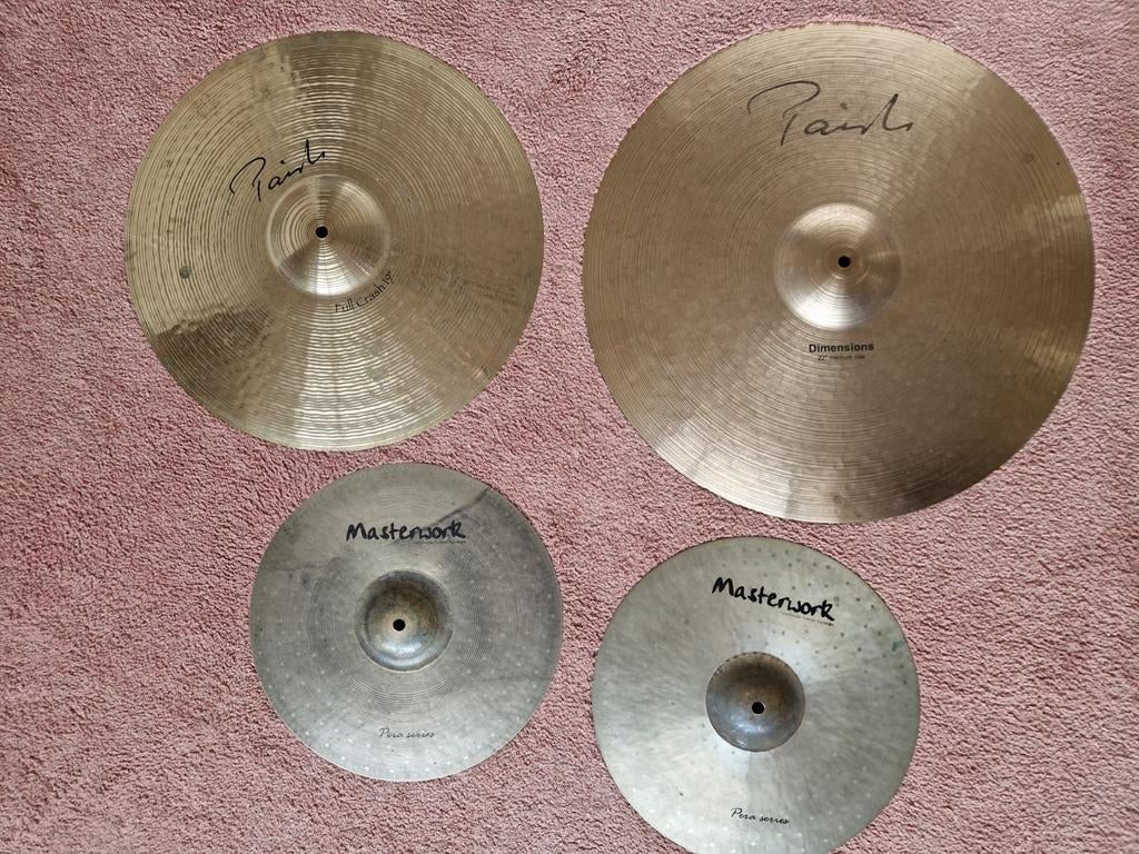 Bekkens Paiste & Masterwork, Ophalen, Gebruikt, Drums of Percussie