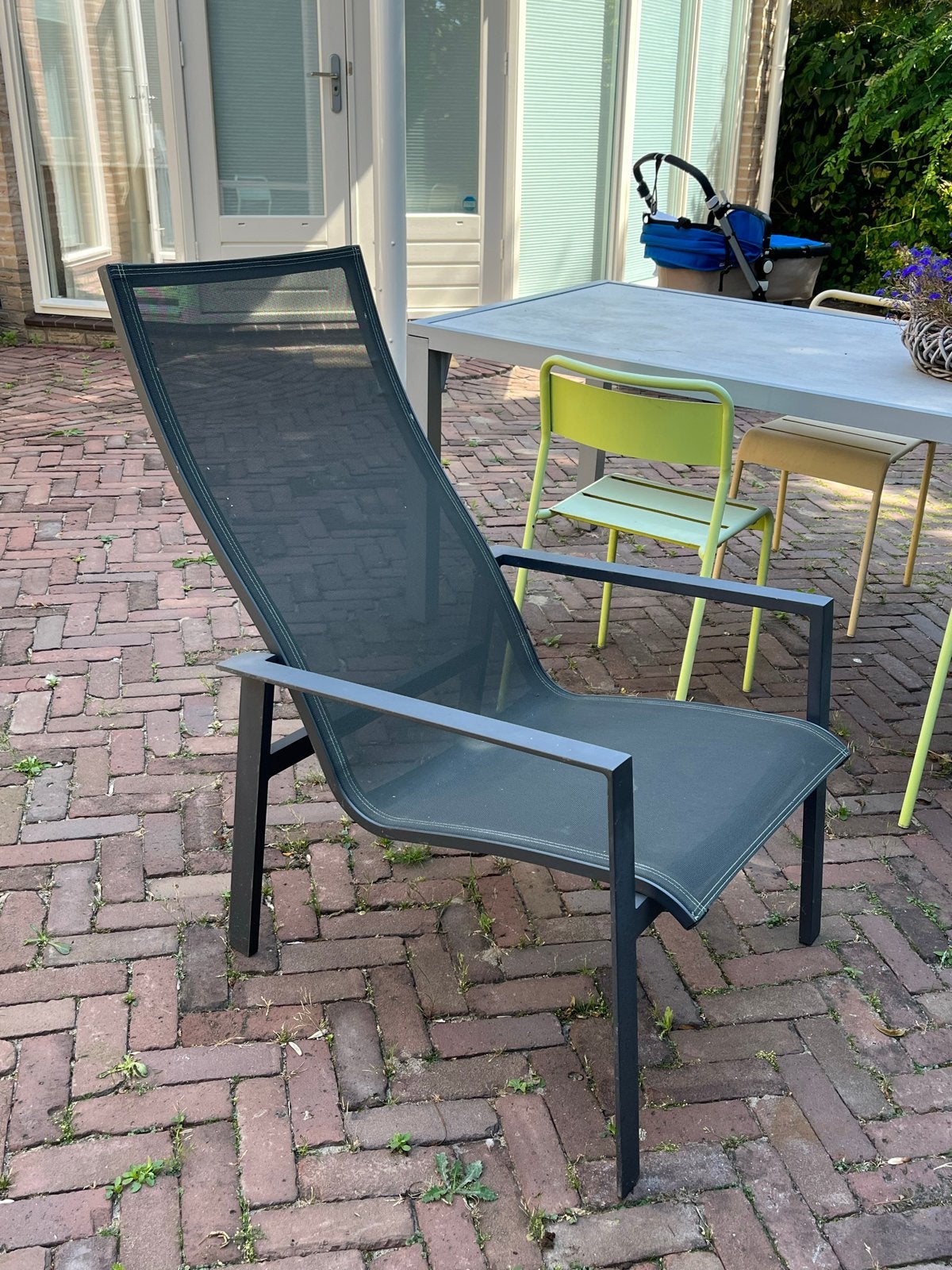 Lounge tuinstoelen gratis ophalen, Ophalen, Gebruikt, Metaal, Verstelbaar