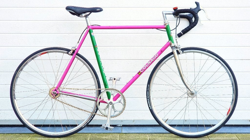 Colnago Super Belgian Collstrop - Isoglass team 1991 Fixie, Minder dan 10 versnellingen, Gebruikt, Staal, 57 tot 61 cm