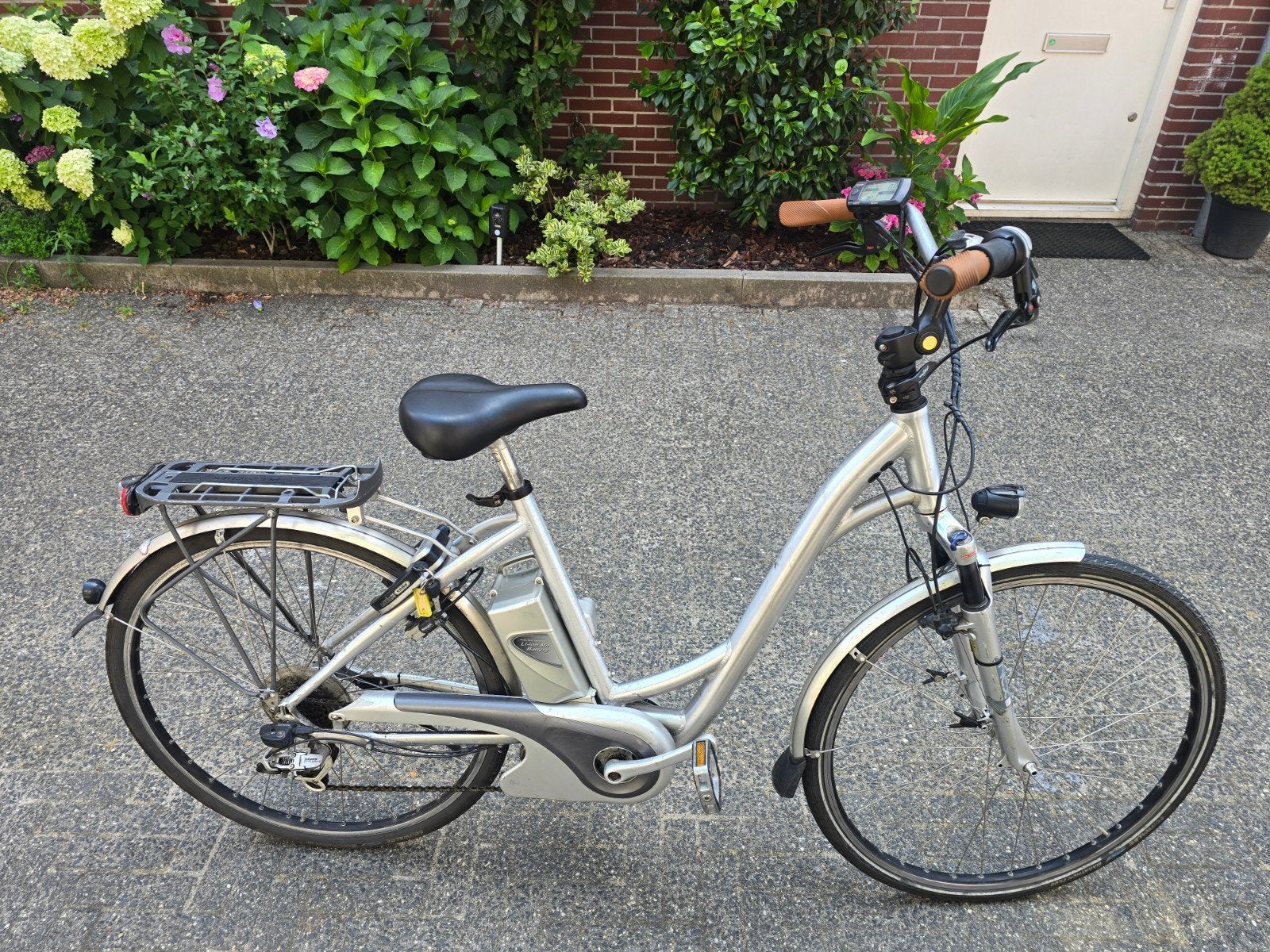 28 inch nette fijn rijdende flyer electrische damesfiets 24v, Minder dan 30 km per accu, Gebruikt, 47 tot 51 cm, Ophalen