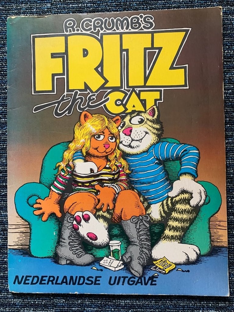 Fritz The Cat, Nederlands, 1972. strip voor volwassenen, Boeken, Stripboeken, Gelezen, R. Crumb, Eén stripboek, Ophalen of Verzenden