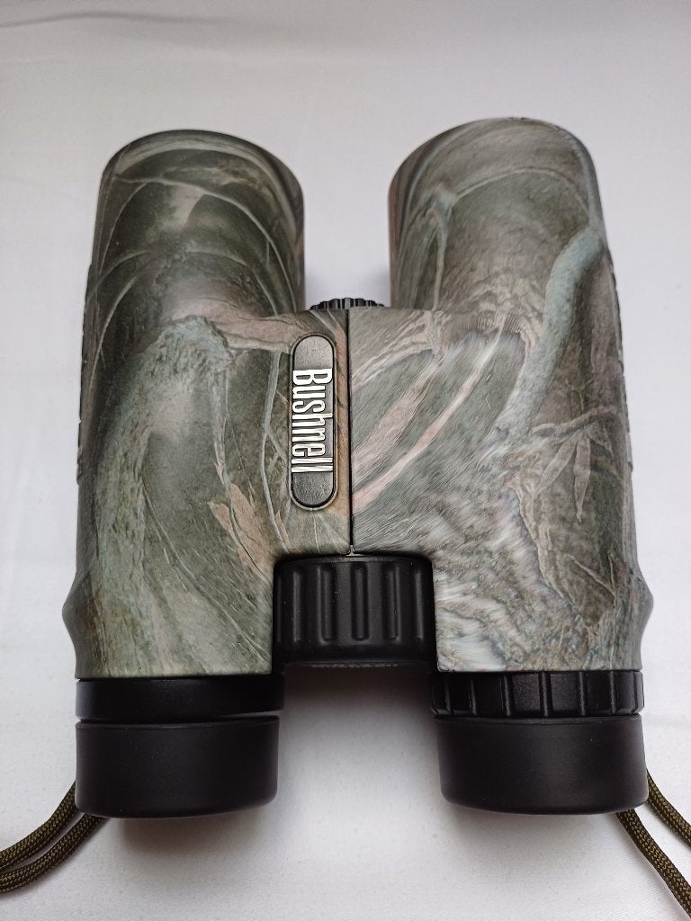 Bushnell Sportsman verrekijker 10x42, Dakkant (recht), Ophalen of Verzenden, Zo goed als nieuw, 8 tot 12x