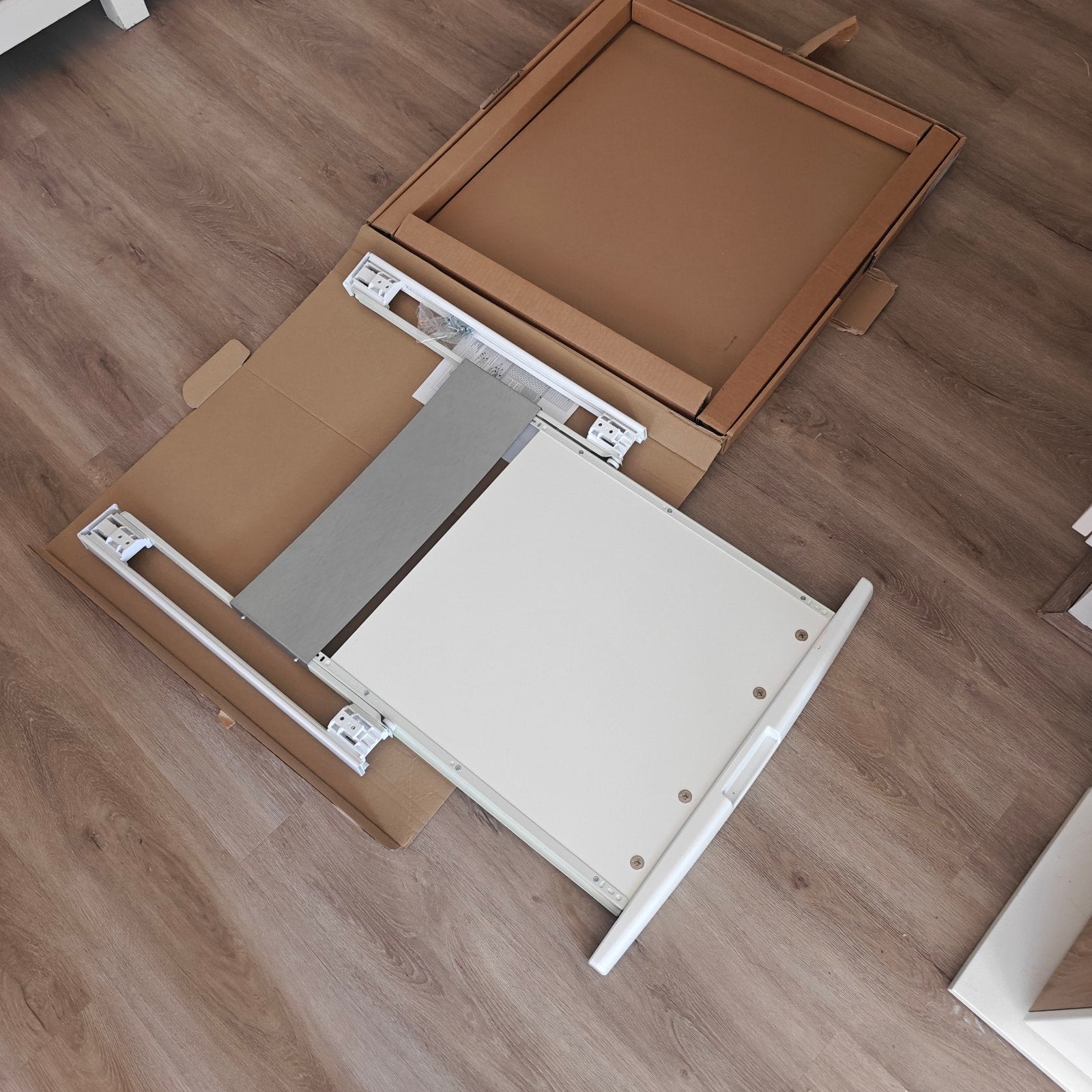 Universeel tussenstuk wasmachine droger met uittrekblad, Ophalen of Verzenden, Nieuw