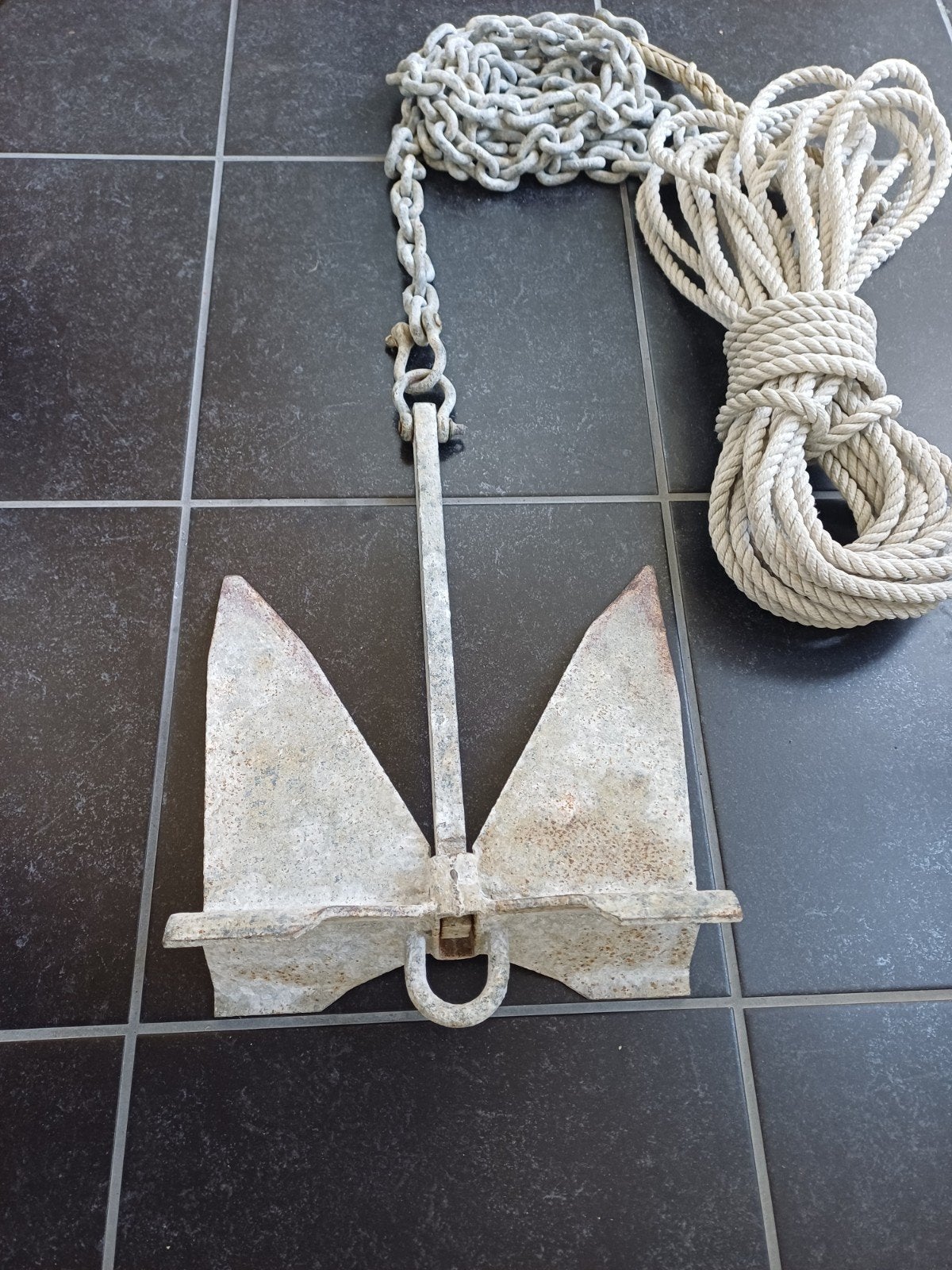 Anker met ketting en lijn - 4,5kg, Ophalen, Overige typen
