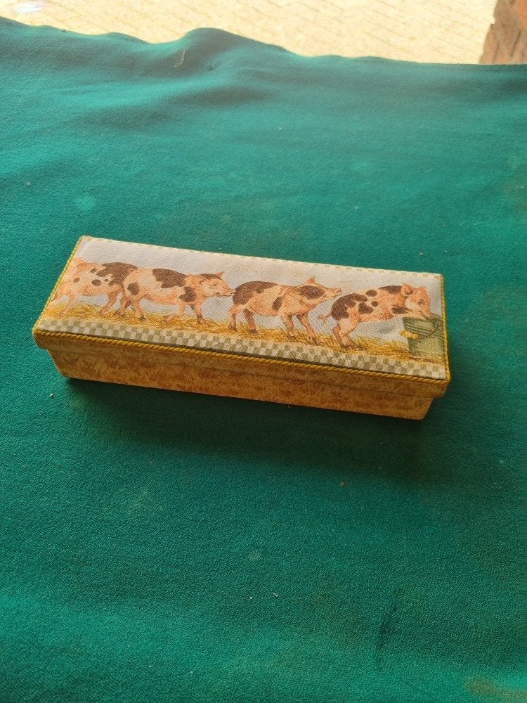 sierraden doosje met varkens / biggen, Ophalen of Verzenden, 'T Olde Gre-j, Info@toldegrej.nl, Endepoelstraat 20f Didam