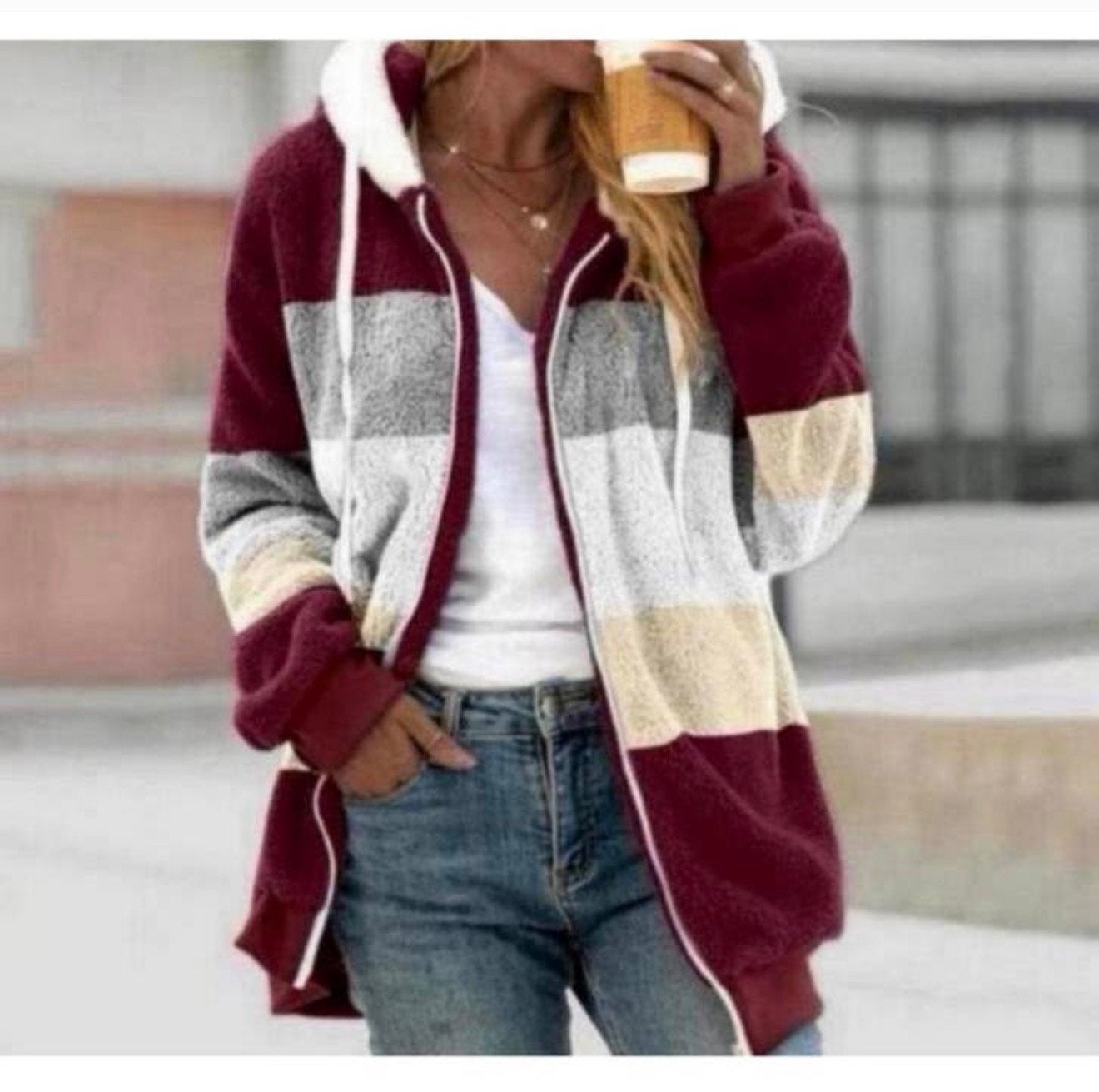 2026 Mode Vrouwen Verdikt warm fleece vest jack dames maat S, Nieuw, Ophalen of Verzenden, H, H