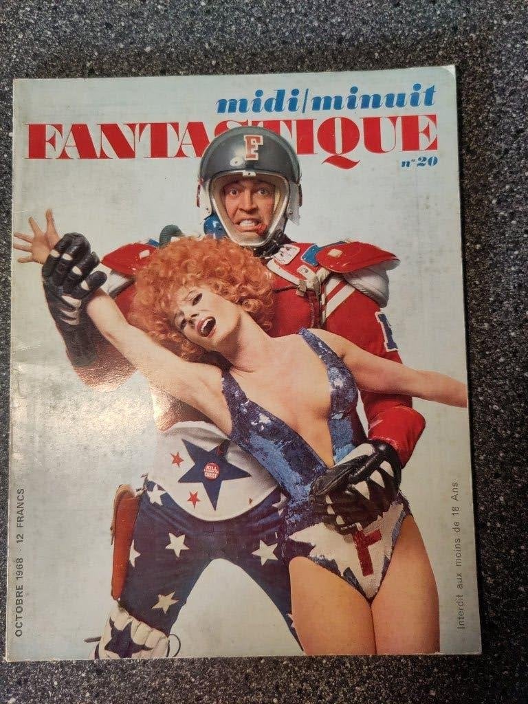MIDI/MINUIT FANTASTIQUE NO. 20 (OCTOBRE 1968), Ophalen of Verzenden, Gelezen, Vakgebied of Filmindustrie
