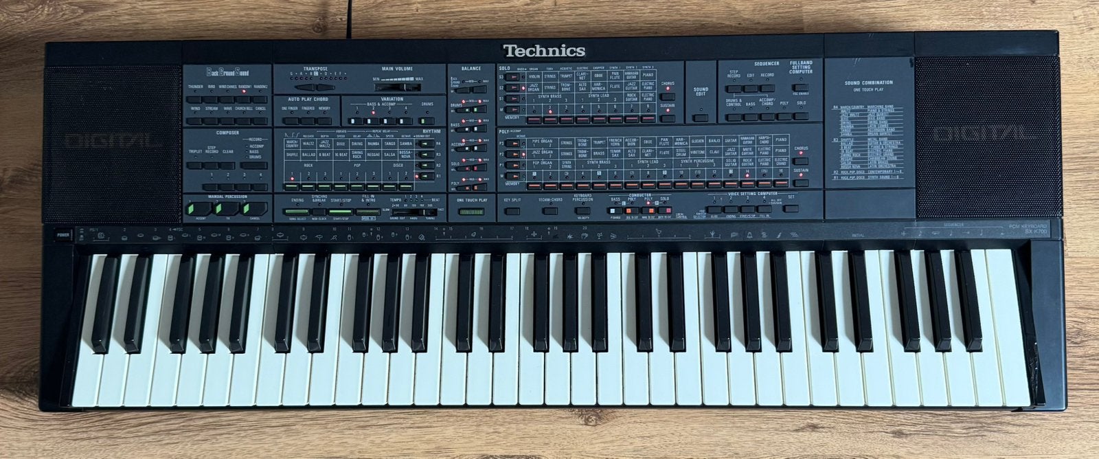 Technics SX-K700 Keyboard (1985), Muziek en Instrumenten, Ophalen, Midi-aansluiting, Technics, 61 toetsen