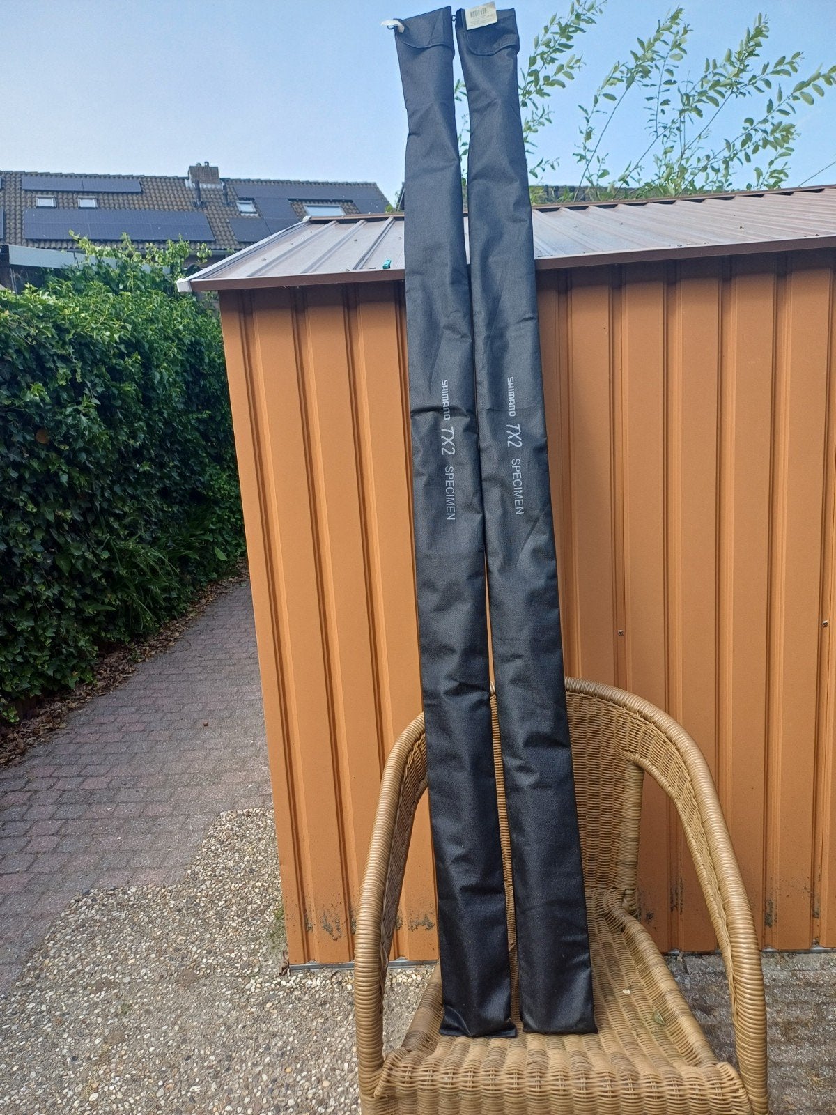 Shimano tx2 tribal old skool 12ft 2.75lbs cork, Ophalen, Werphengel