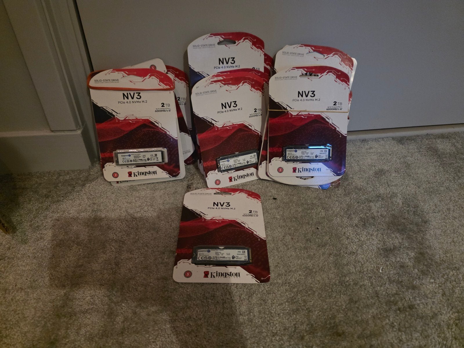 Partij Kingston NV3 2TB M.2 NVMe SSD (PCIe 4.0) – 30x NIEUW, Computers en Software, SSD, Nieuw, Ophalen of Verzenden, 2tb