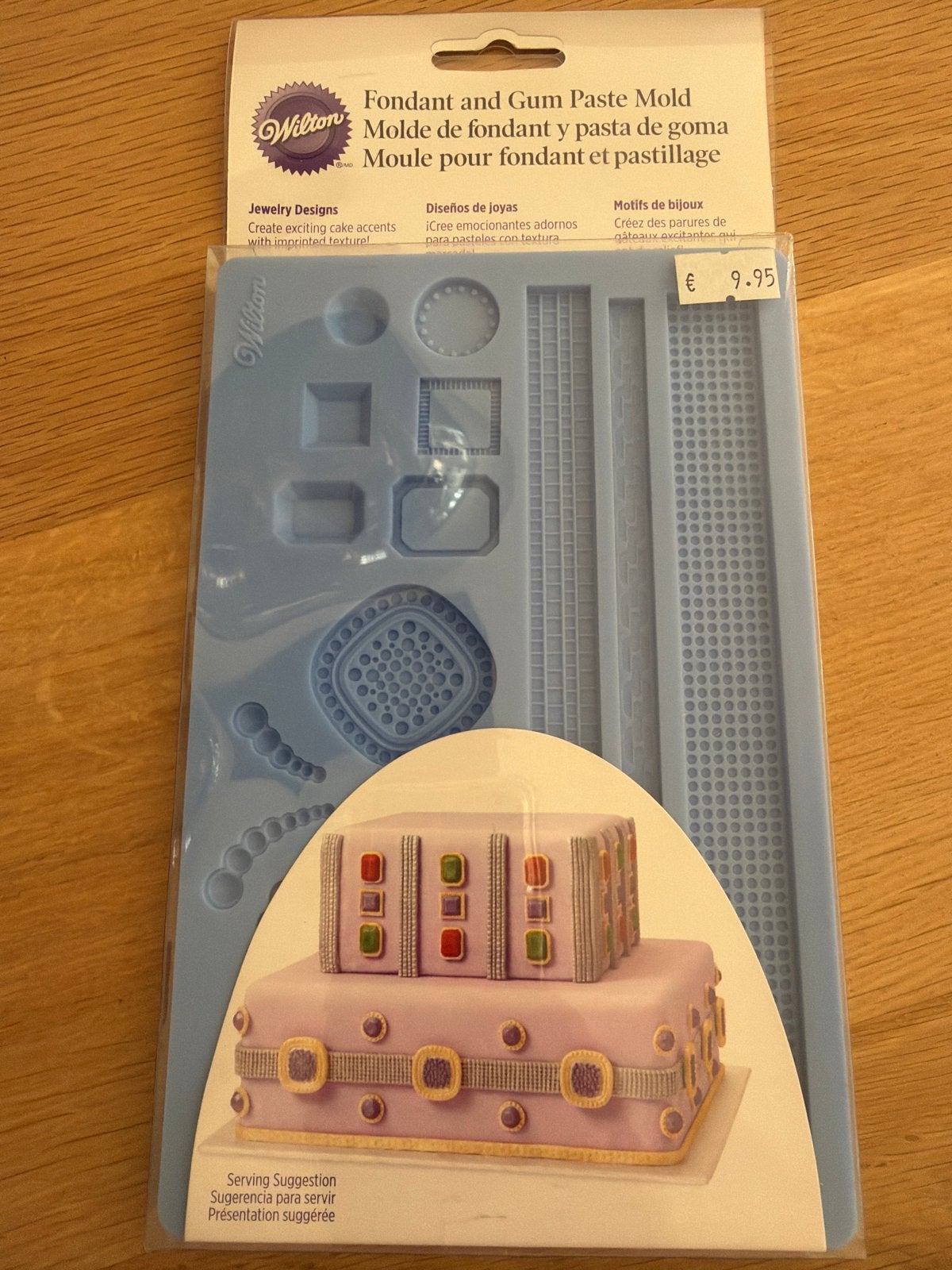 Wilton Fondant en Gum Paste Mold - Sieraden Designs, Ophalen of Verzenden, Nieuw, Taarten of Cupcakes, Versiering