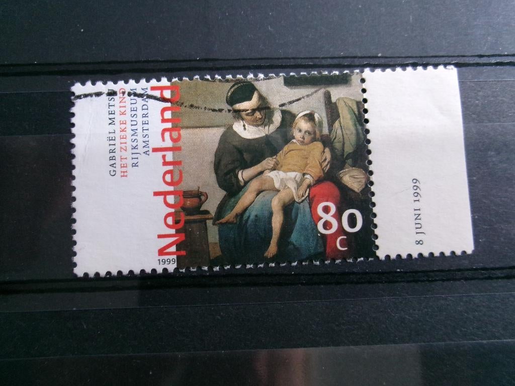 1999 - gabriel mutsu randstuk (782a), Postzegels en Munten, Verzenden, Gestempeld
