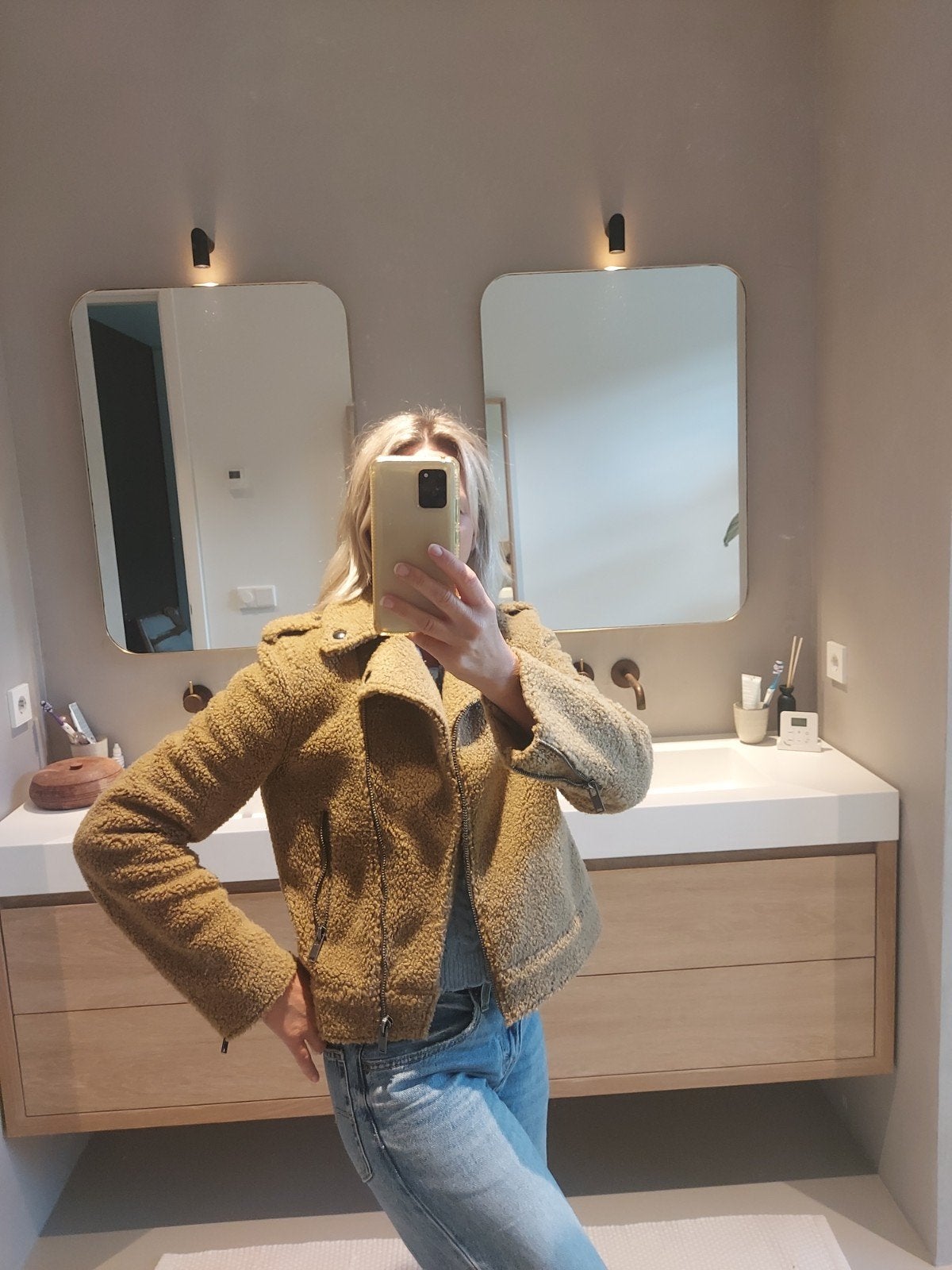 Zara teddy bikerjack - Zo goed als nieuw, Kleding | Dames, Ophalen, Zo goed als nieuw, Maat 34 (XS) of kleiner, Zara