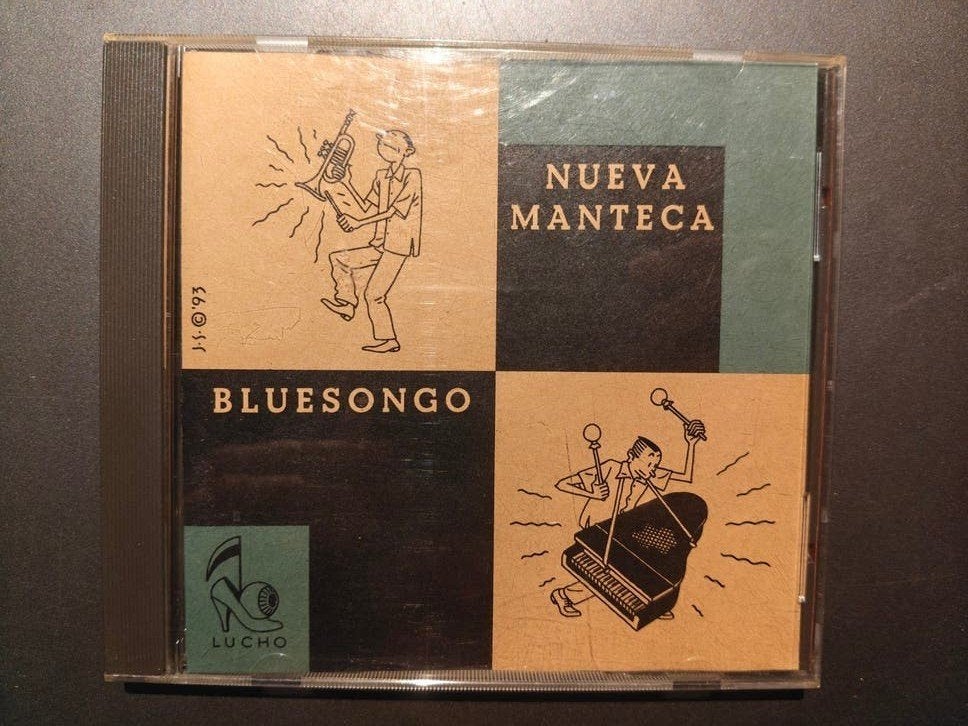 Nueva Manteca - Bluesongo CD (1994) Joost Swarte ontwerp, Cd's en Dvd's, Ophalen of Verzenden, Gebruikt, Live-album, Inclusief boekje
