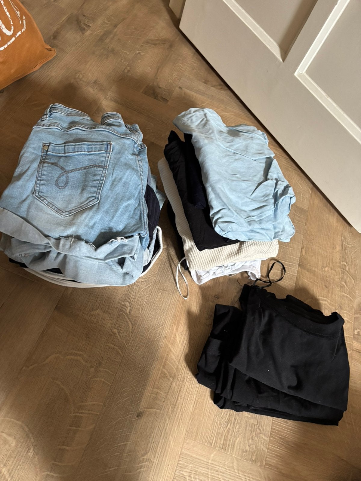 Gratis: zwangerschapskleding zomer maae 38/40, Kleding | Dames, Ophalen of Verzenden, Gedragen, Maat 38/40 (M), Broek of Spijkerbroek