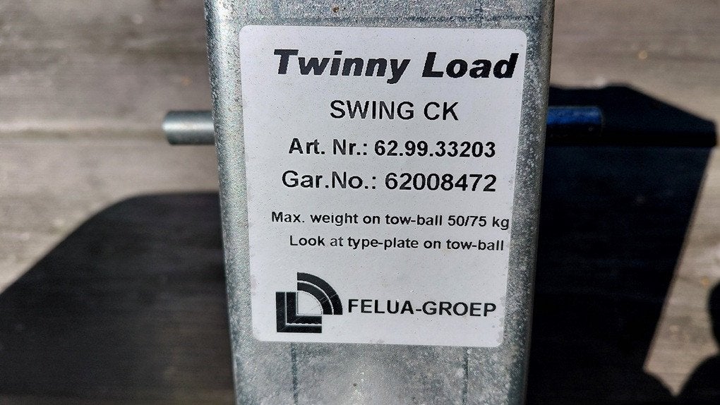 Twinny Load fietsendrager, Ophalen of Verzenden, 2 fietsen, Gebruikt, Trekhaakdrager