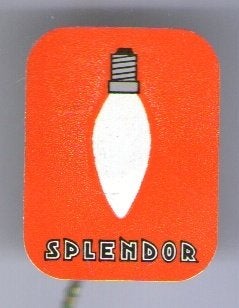 Splendor Gloeilampenfabriek - Nijmegen blik speldje( L_156), Verzamelen, Verzenden, Nieuw, Merk, Speldje of Pin