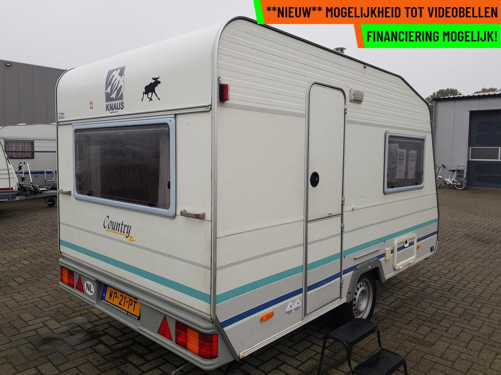 Knaus COUNTRY 350 VOORTENT + TREINZIT + LICHTGEWICHT, Caravans en Kamperen, Bedrijf, Tot en met 3, Knaus, 5 tot 6 meter
