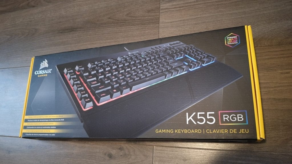 K55 CORE RGB Gaming Keyboard, Computers en Software, Gaming toetsenbord, Ophalen of Verzenden, Zo goed als nieuw, Qwerty