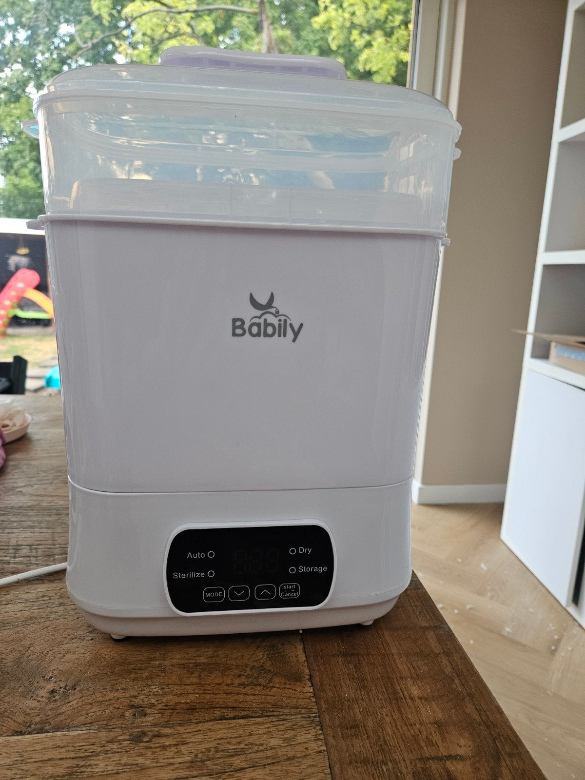 Bábily flessensterilisator en droger, Ophalen, Gebruikt
