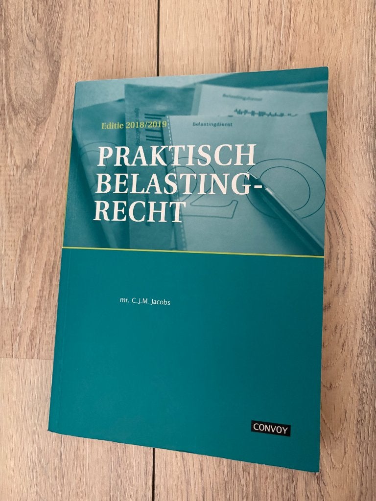 Praktisch belastingrecht - 2018/2019, Boeken, Zo goed als nieuw, Convoy, Alpha, HBO