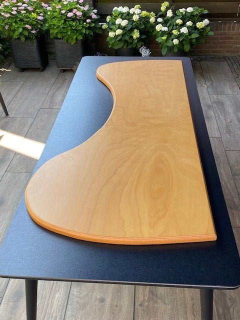 Blad voor speeltafel kinderen, beuken multiplex, Ophalen, Zo goed als nieuw