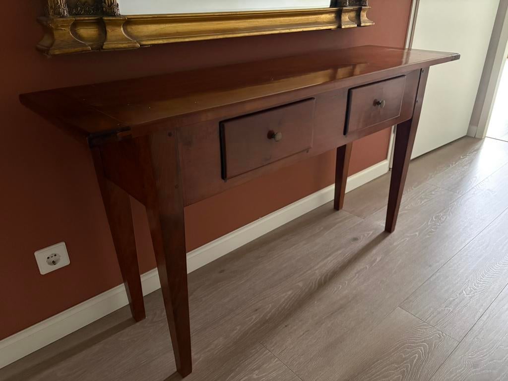 Prachtige kersenhouten sidetable, Huis en Inrichting, Tafels | Sidetables, Ophalen, Gebruikt