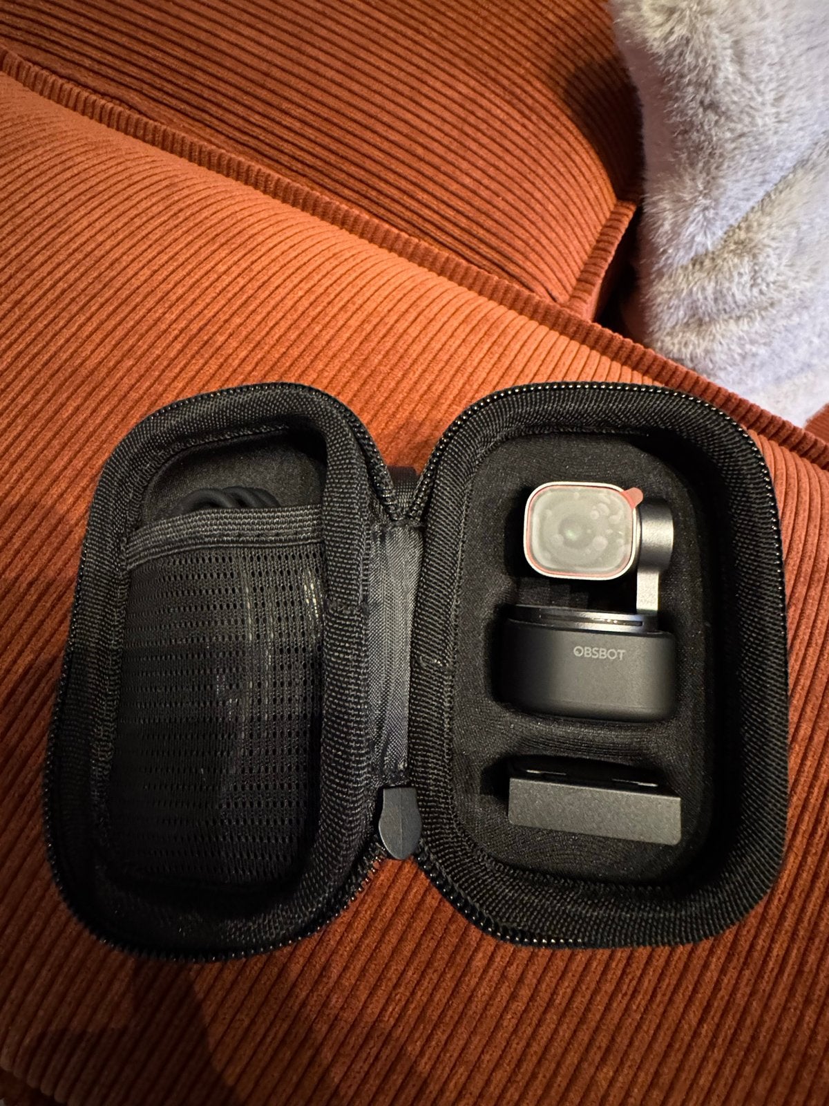 OBSBOT Tiny 3 // 4K AI-aangedreven Webcam met statief, Full HD, Overige soorten, Minder dan 8x, Zo goed als nieuw