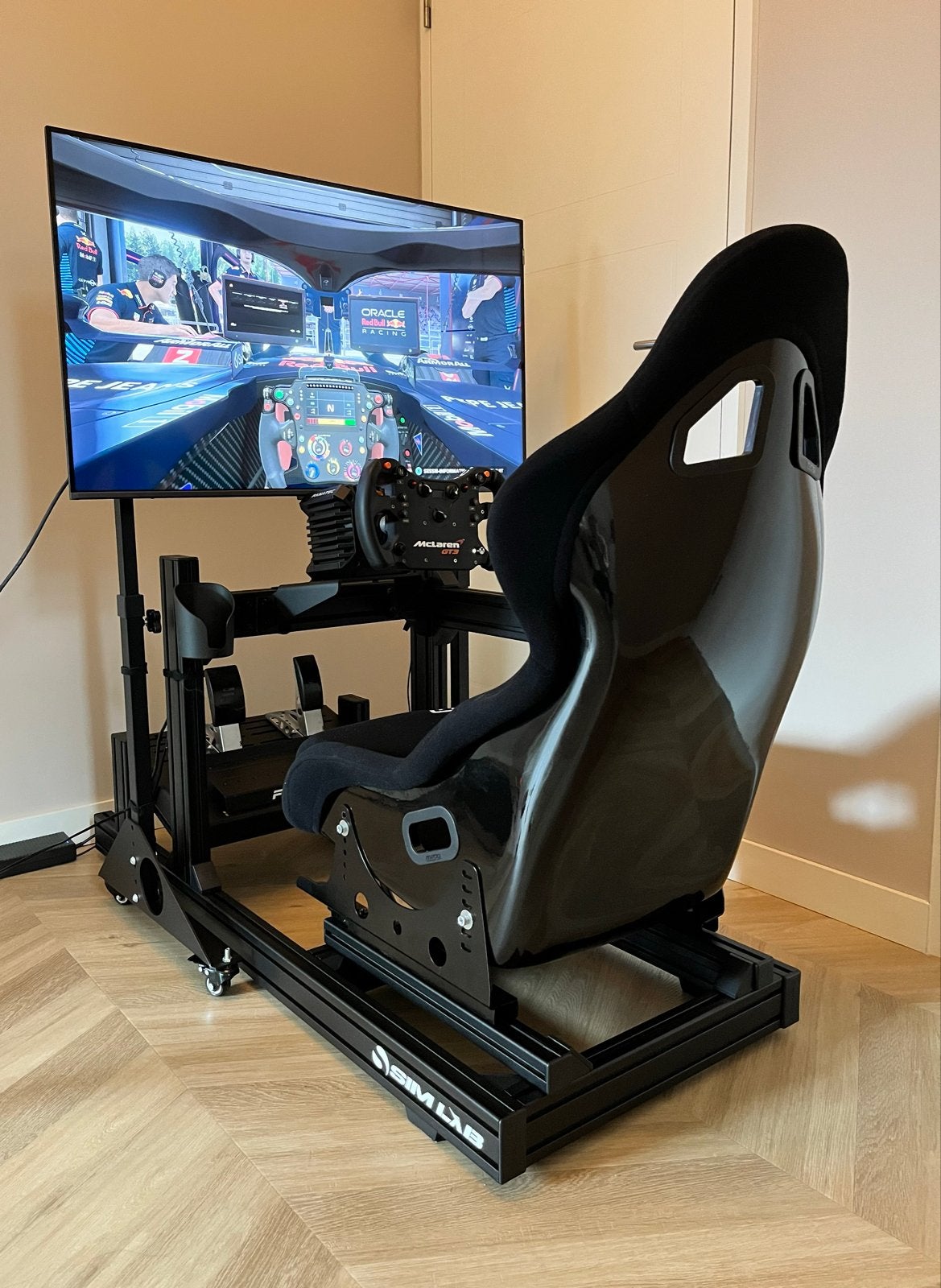 Complete simrace setup | Fanatec CSL DD 8nm | Simlab GT1 Evo, Ophalen, Racestoel, Zo goed als nieuw, Direct drive