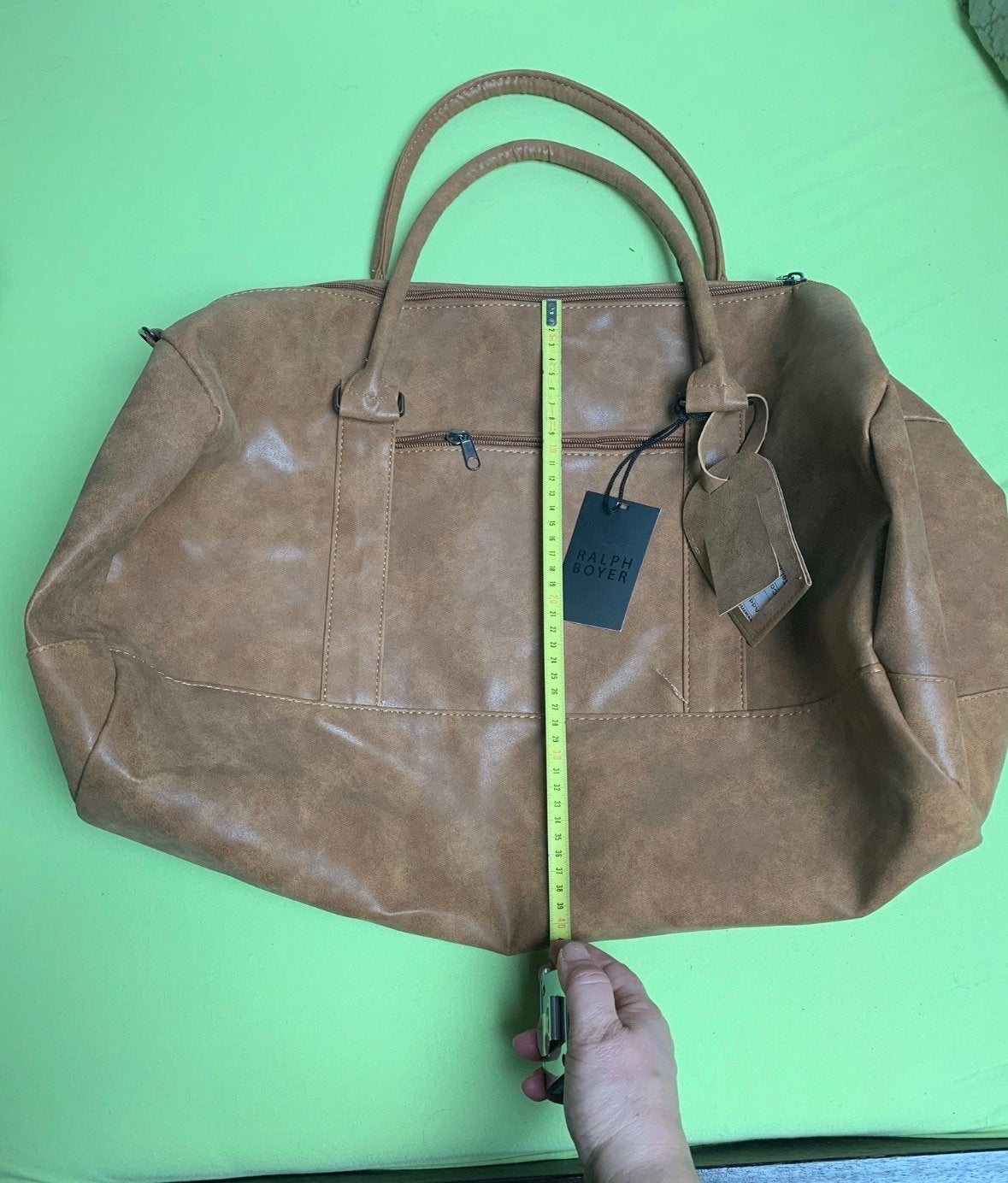 Ralph Boyer Reistas met Toilettas - Nieuw, 40 tot 60 cm, 20 tot 30 cm, Bruin, Nieuw