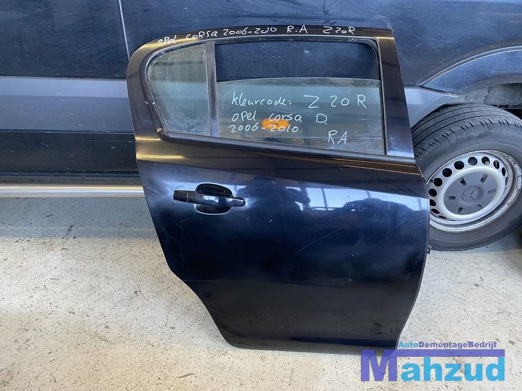 Opel corsa D zwart Z20R Rechts rechter achter deur portier, Gebruikt, Deur, Ophalen of Verzenden, Kontakt@opel-infoservice.de