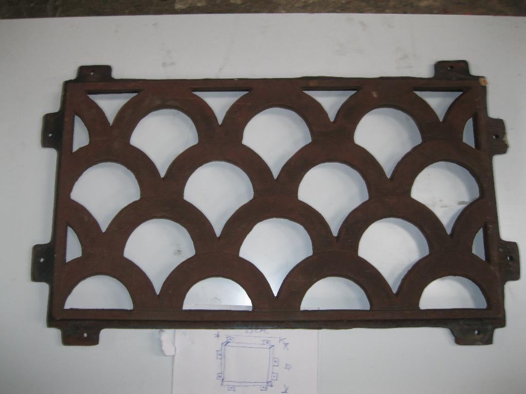 IJzeren raam/ornament, Ophalen of Verzenden, Gebruikt