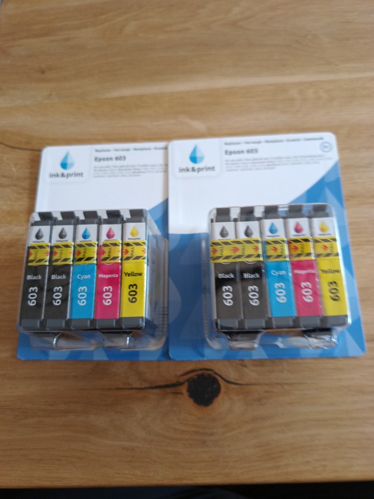 Epson 603 Cartridges - 2x 5-pack (10 cartridges), Computers en Software, Ophalen of Verzenden, Nieuw, Cartridge, Ink&Print