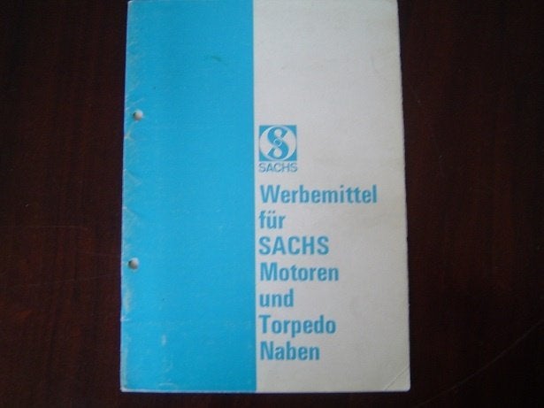 Sachs werbemittel für Sachs motoren und Torpedo naben, Ophalen of Verzenden, Overige merken