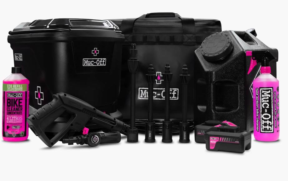 Muc-off mobiele hogedrukreiniger Ultimate budle, Ophalen