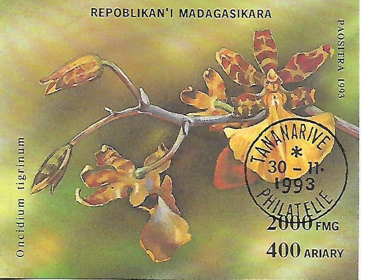 Madagascar- -flora, 1993., Verzenden, Gestempeld, Dier of Natuur
