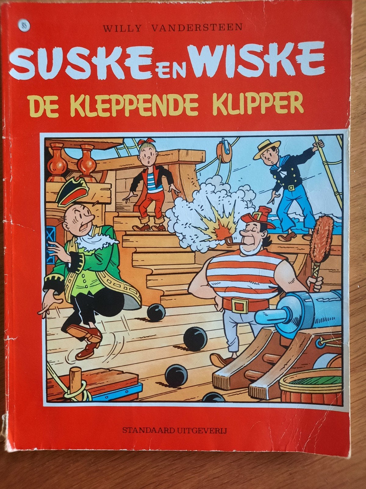 Suske en Wiske - 4 stripboeken, Gelezen, Willy Vandersteen, Ophalen of Verzenden, Meerdere stripboeken