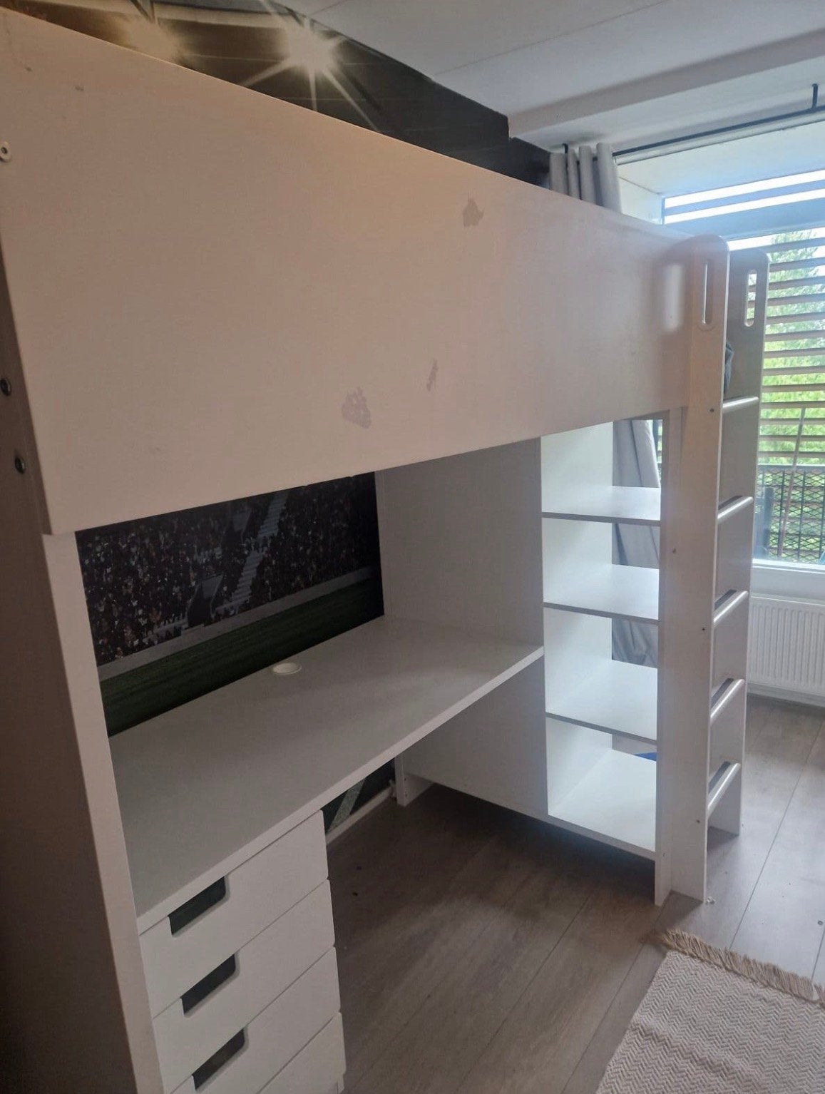 IKEA SMÅSTAD hoogslaper van 90x200 cm, Kinderen en Baby's, Kinderkamer | Stapelbedden en Hoogslapers, Ophalen, Gebruikt, Hoogslaper