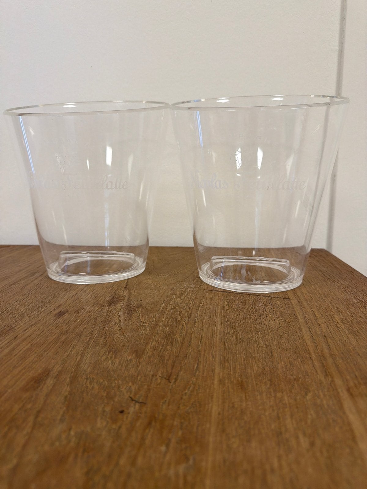 2x Nicolas Feuillatte Champagne Koeler - Kunststof, Flessenkoeler, Gebruikt, Kunststof, Ophalen of Verzenden