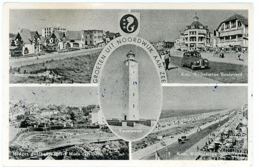 Noordwijk aan Zee, Verzenden, 1940 tot 1960, Gelopen, Zuid-Holland