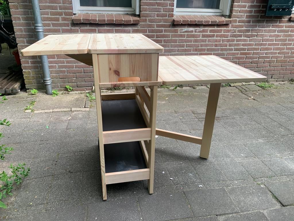 RESARÖ Ikea roltafel bureau kast, Ophalen, Zo goed als nieuw