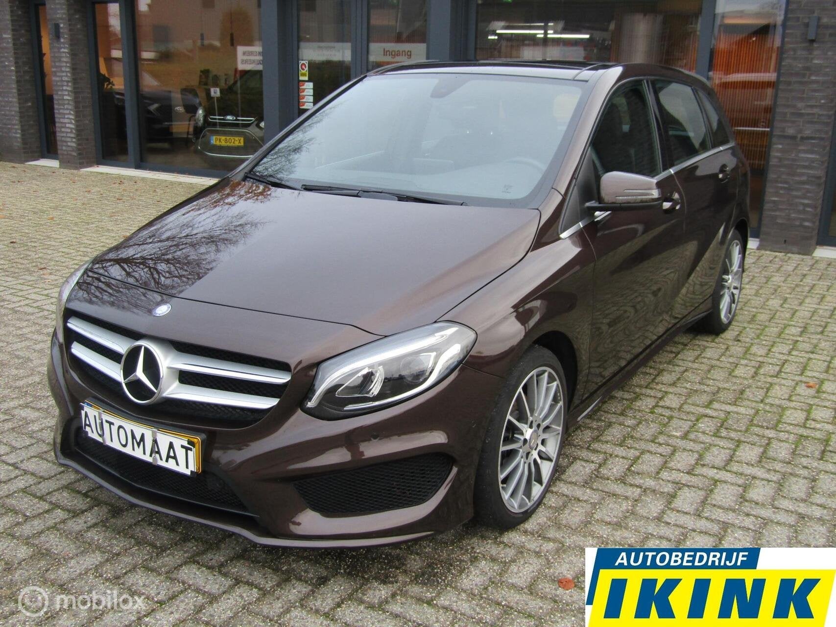 Mercedes B-klasse 200 Ambition | Sportpakket, Panodak, 1ste, Auto's, 1325 kg, Gebruikt, Leder en Stof, Bedrijf