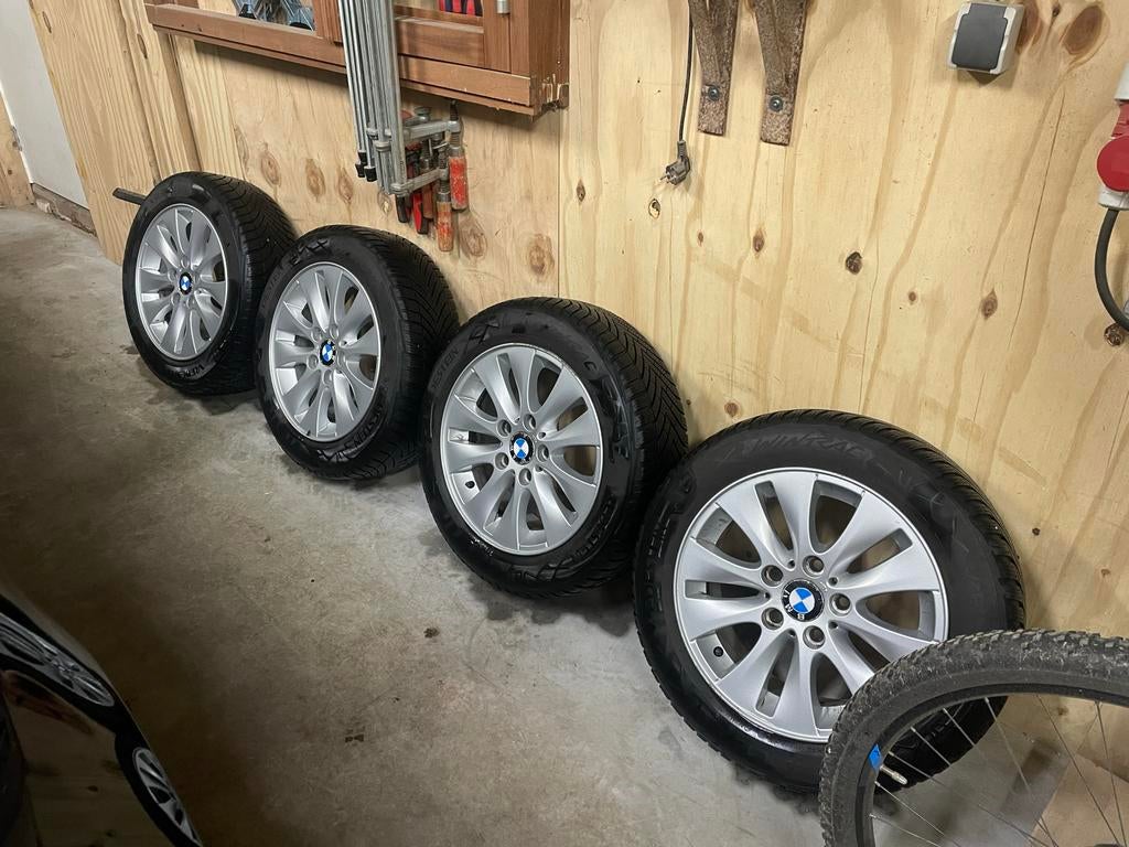 BMW 1 Serie E87 Winterbanden Set 16 inch met goed profiel, Ophalen, Gebruikt